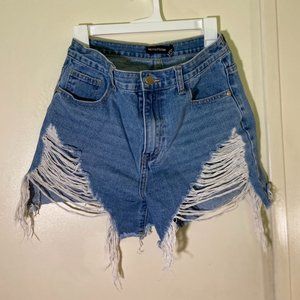 Demin PrettyLittleThing Shorts